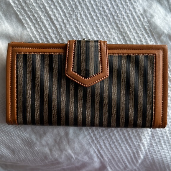 Vintage striped wallet - Picture 4 of 13